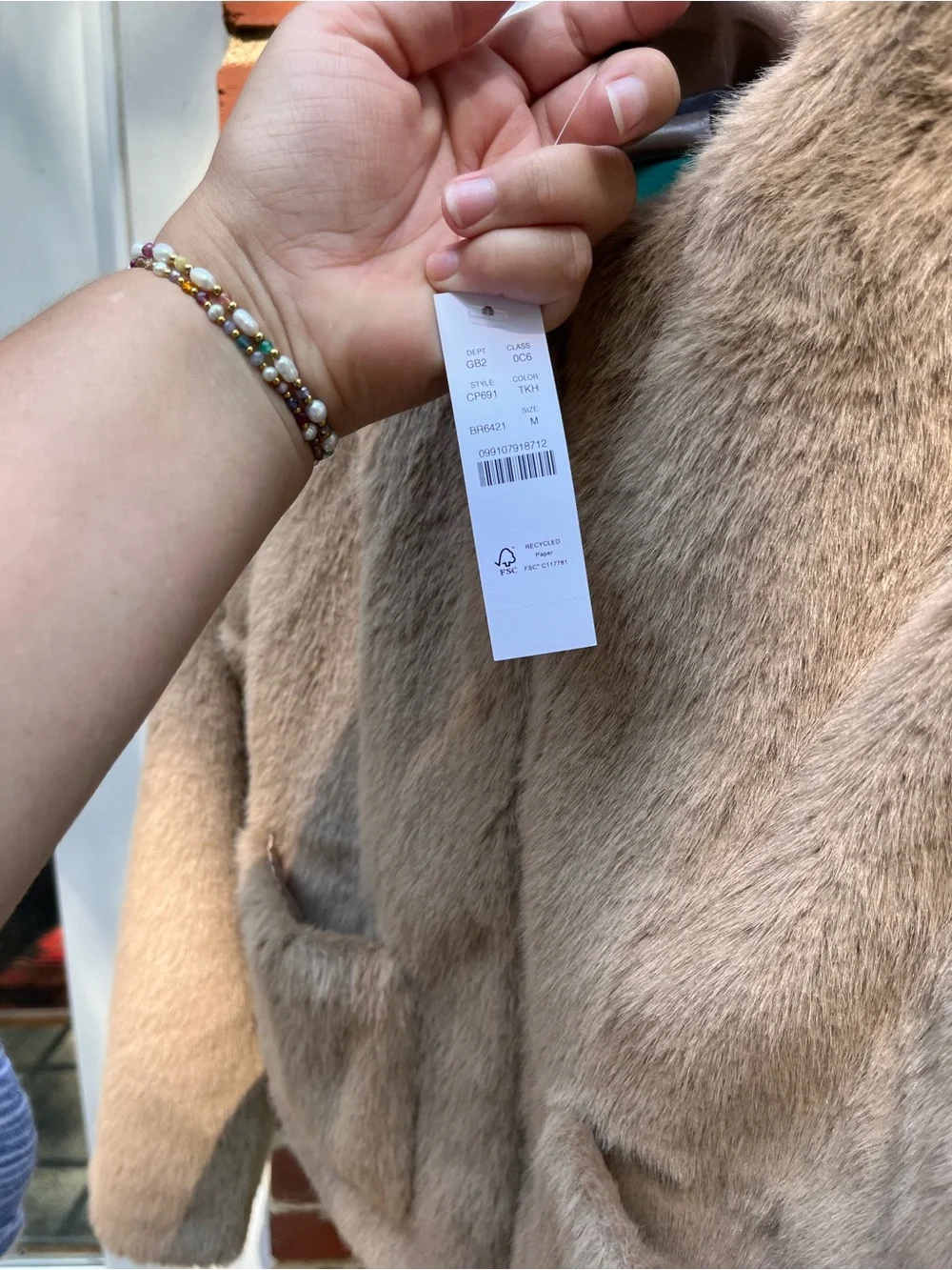 J Crew Faux Fur Lady Jacket NWT